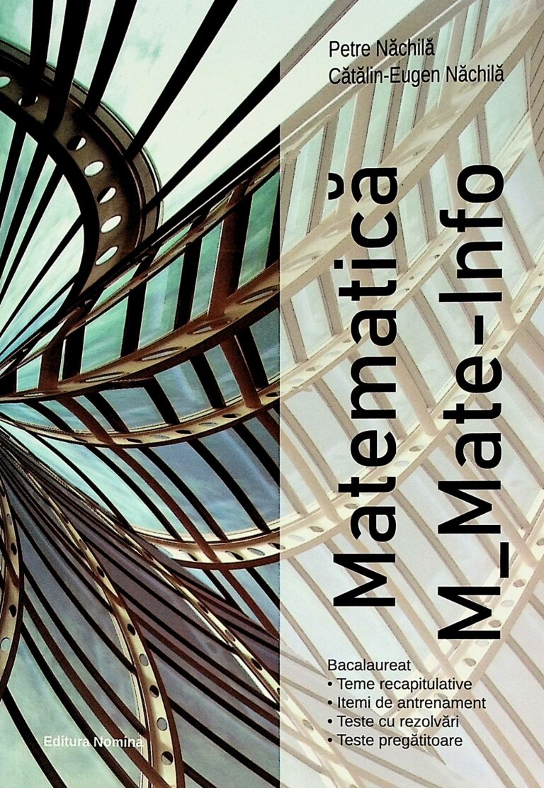 Matematica M_mate-Info - Bacalaureat