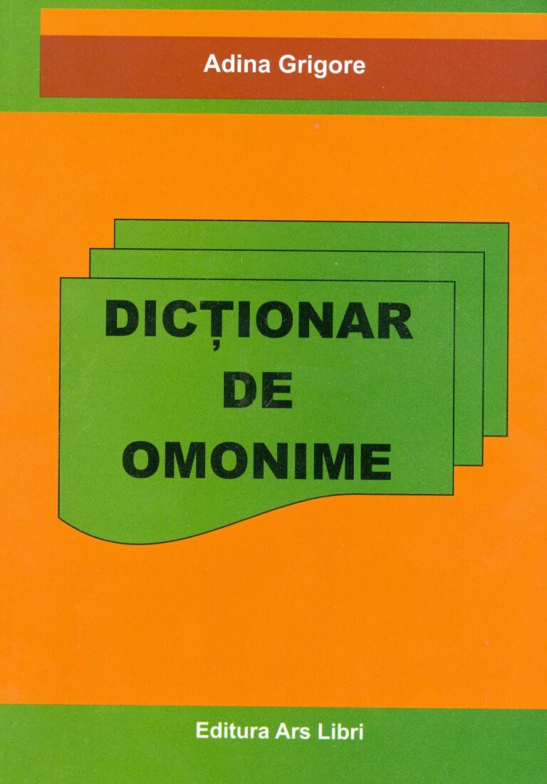 Dictionar de omonime