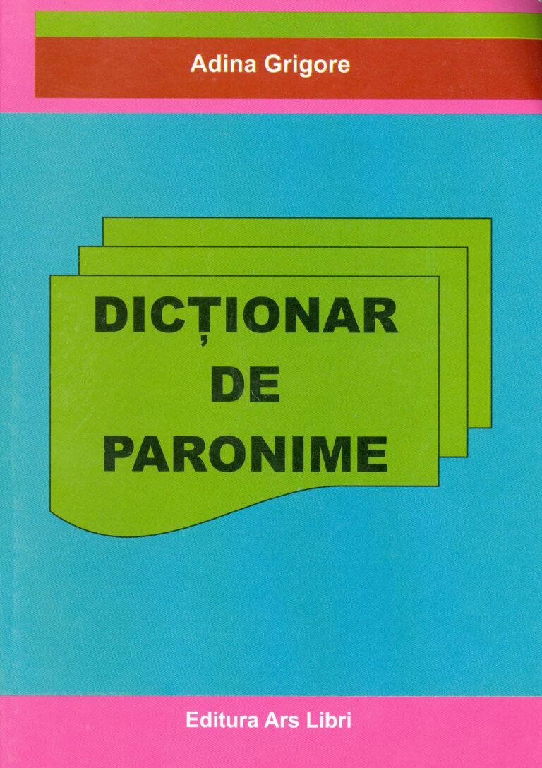 Dictionar de paronime