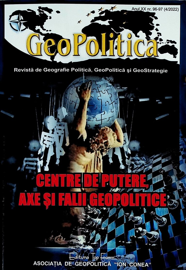 Revista de Geografie Politica, GeoPolitica si GeoStrategie, nr. 96-97 (4/2022)