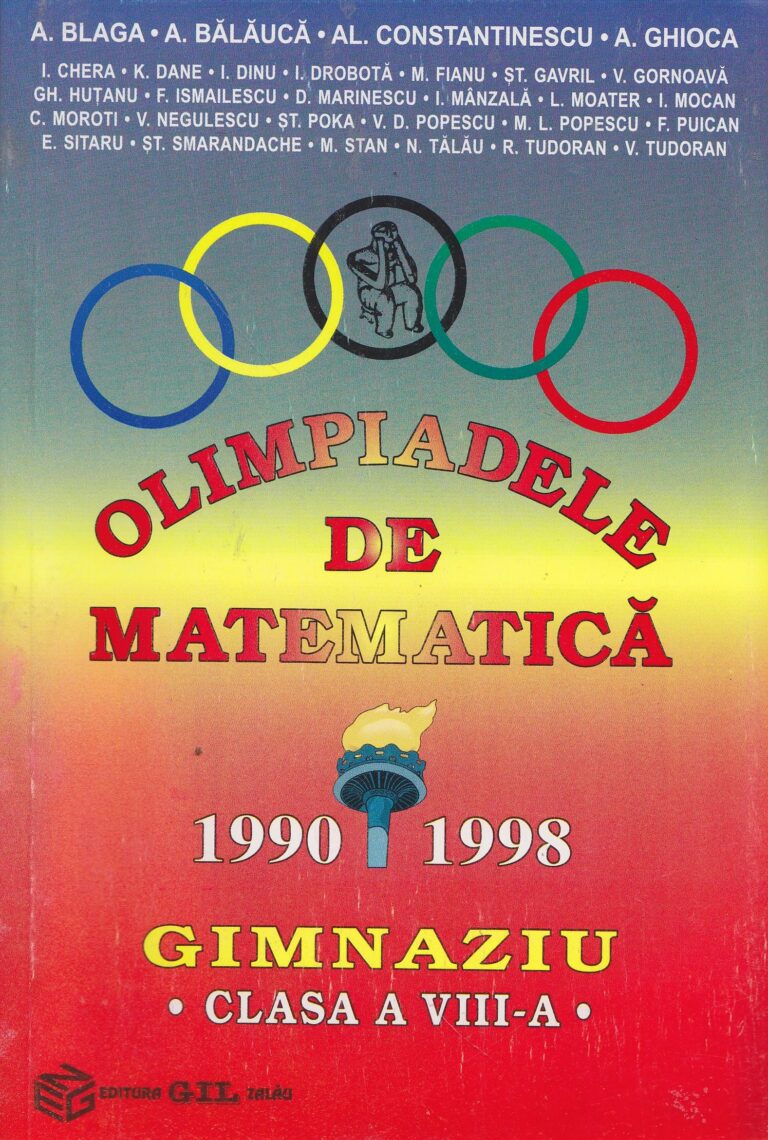 Olimpiadele de matematica 1990-1998, clasa a VIII-a