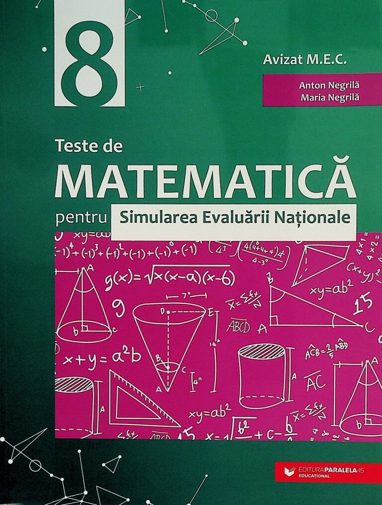 Teste de matematica pentru Simularea Evaluarii Nationale, clasa a VIII-a