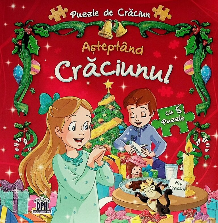 Asteptand Craciunul. Carte puzzle
