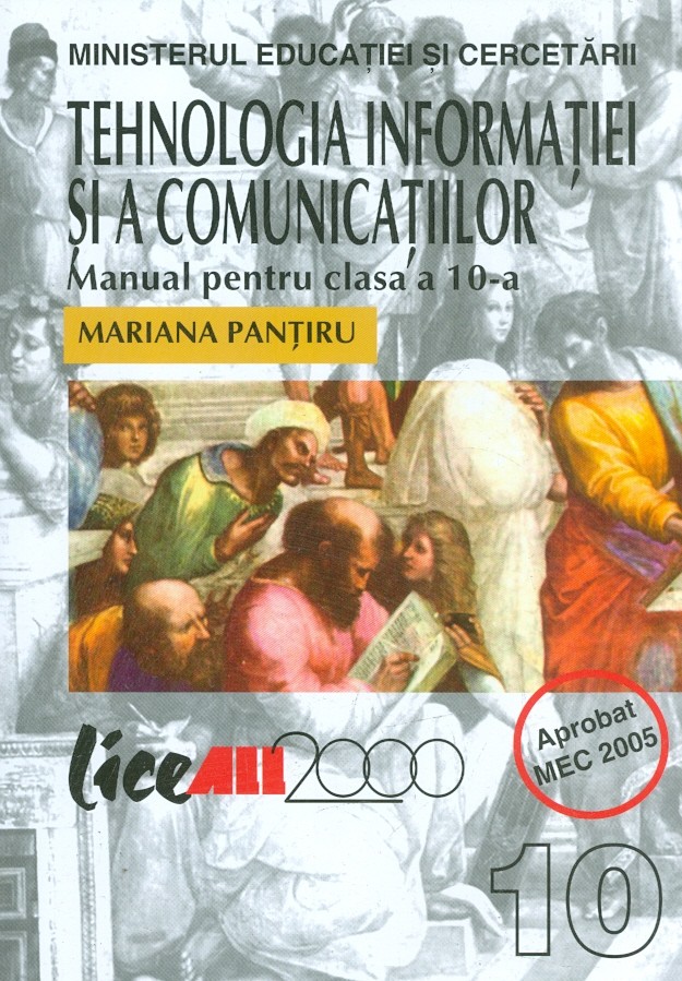 Tehnologia informatiei si a comunicatiilor, clasa a X-a