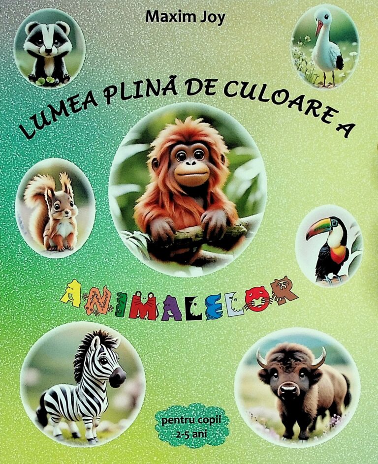 Lumea plina de culoare a animalelor. Pentru copii, 2-5 ani