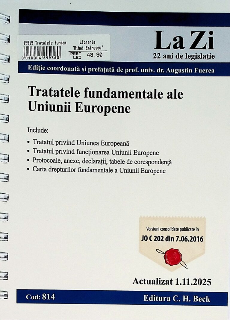 Tratatele fundamentale ale Uniunii Europene