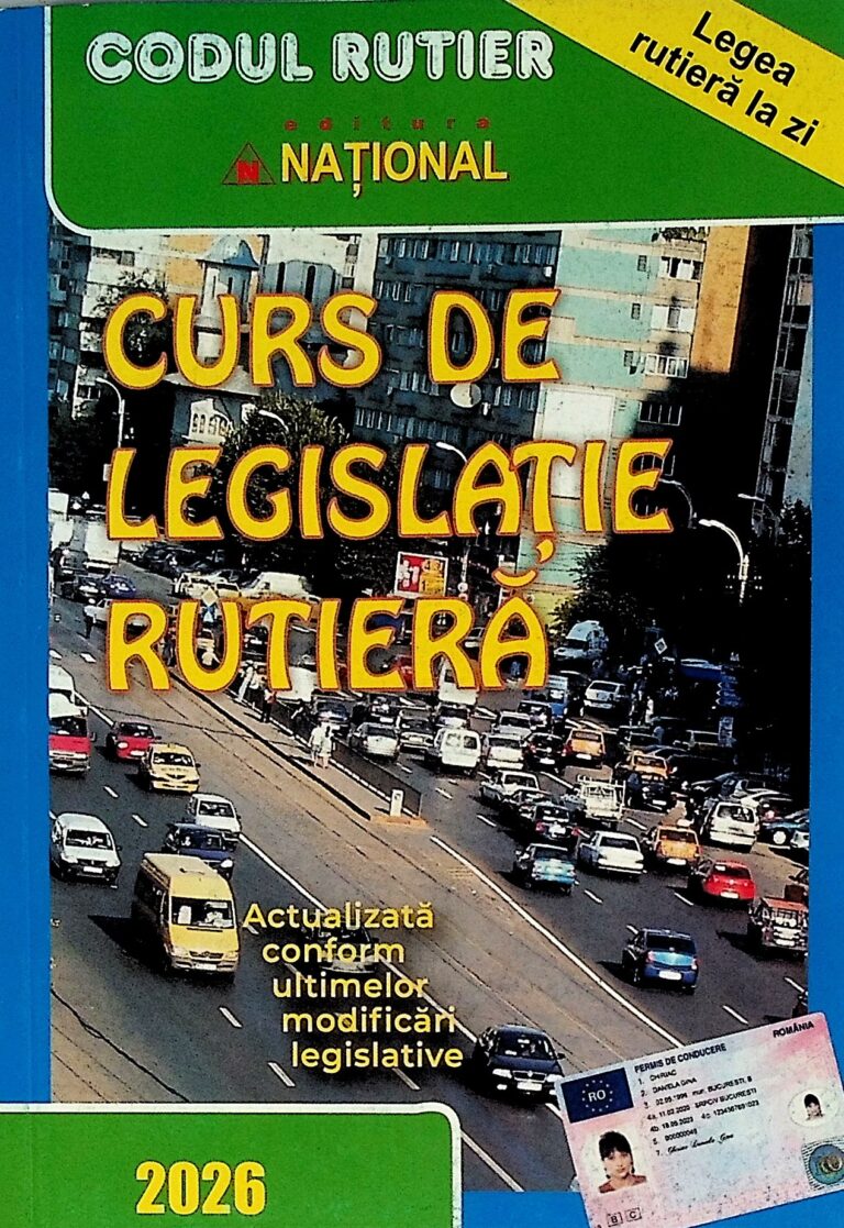 Curs de legislatie rutiera, 2026