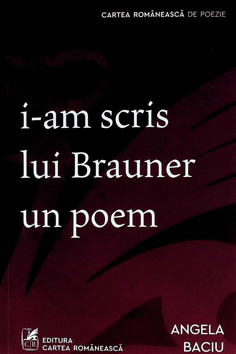 I-am scris lui Brauner un poem
