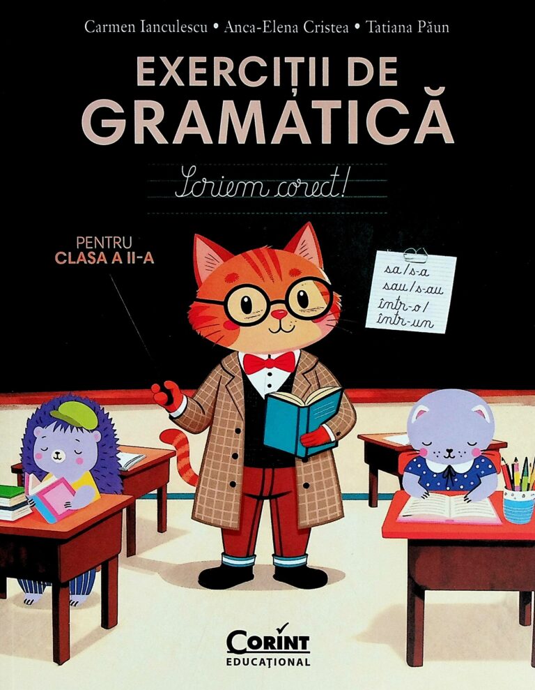 Exercitii de gramatica, clasa a II-a. Scriem corect!