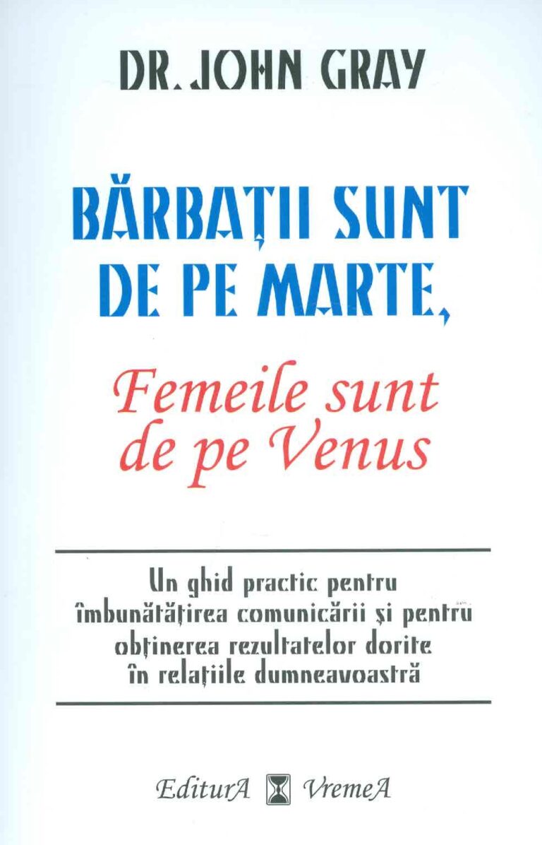 Barbatii sunt de pe Marte, femeile sunt de pe Venus