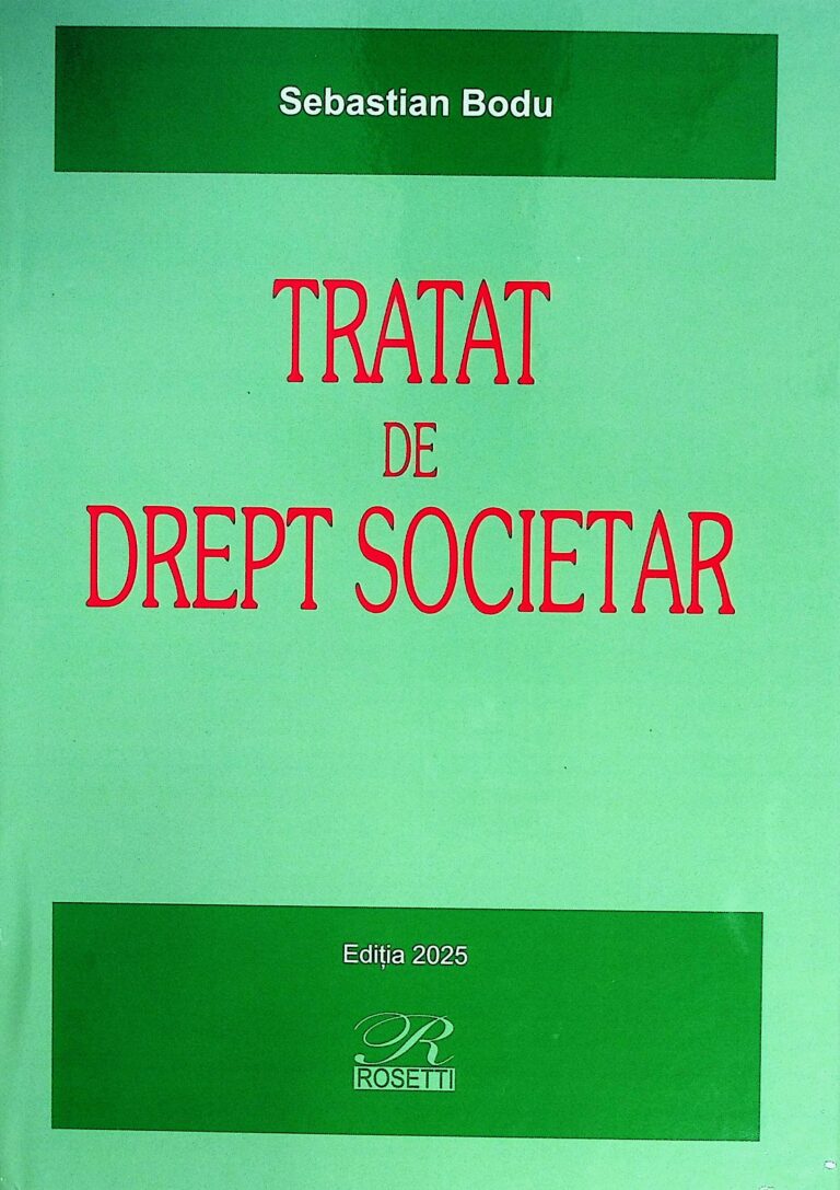 Tratat de drept societar