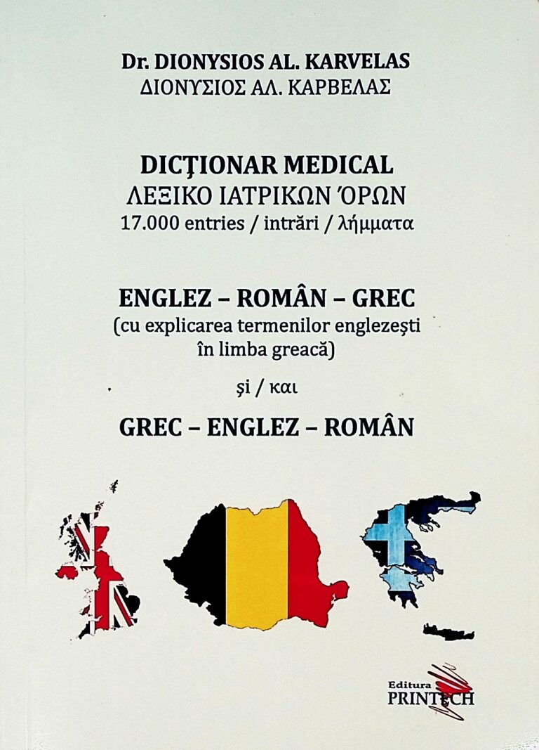 Dictionar medical englez-roman-grec si grec-englez-roman