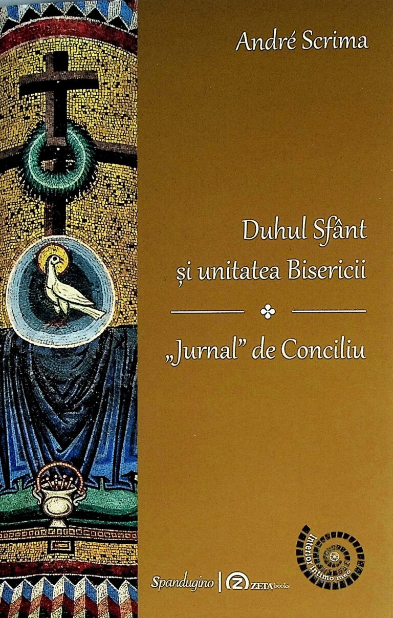 Duhul Sfant si unitatea Bisericii. Jurnal de Conciliu