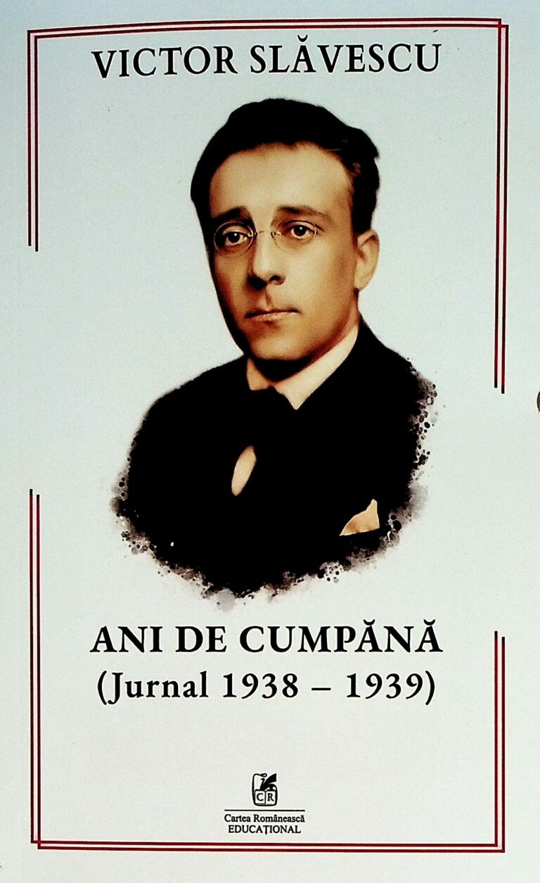 Ani de cumpana (Jurnal 1938-1939)