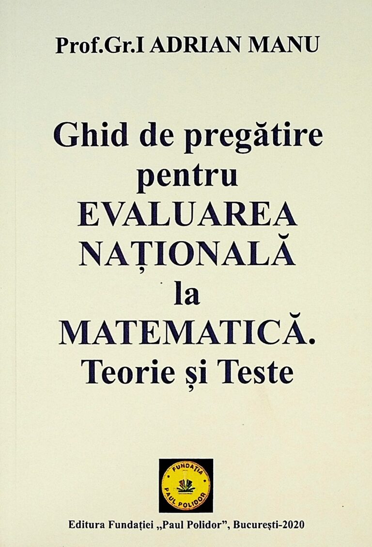 Ghid de pregatire pentru Evaluarea Nationala la matematica. Teorie si teste