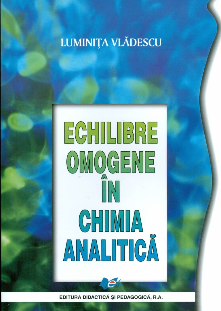 Echilibre omogene in chimia analitica