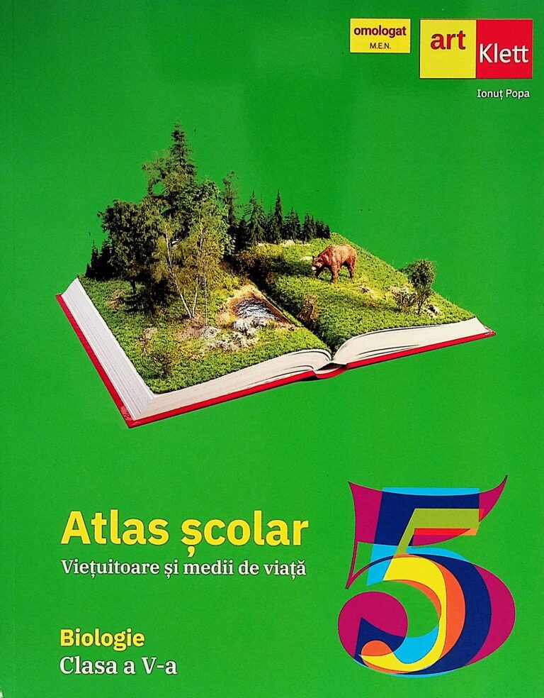 Biologie, clasa a V-a - Atlas scolar. Vietuitoare si medii de viata