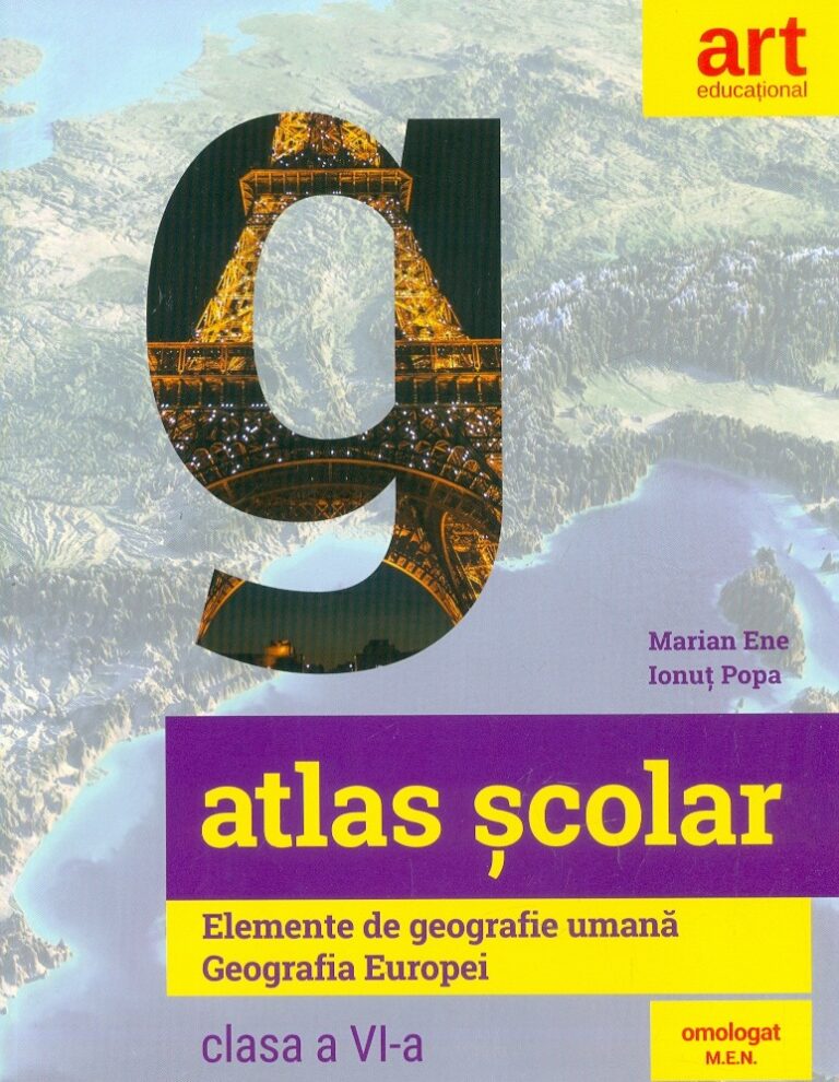 Atlas scolar, clasa a VI-a - Elemente de geografie umana. Geografia Europei