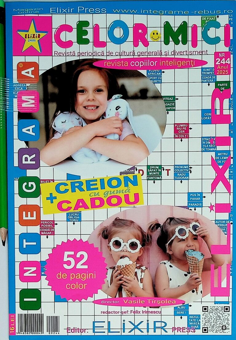 Integrama celor mici, nr. 244 + creion cadou.