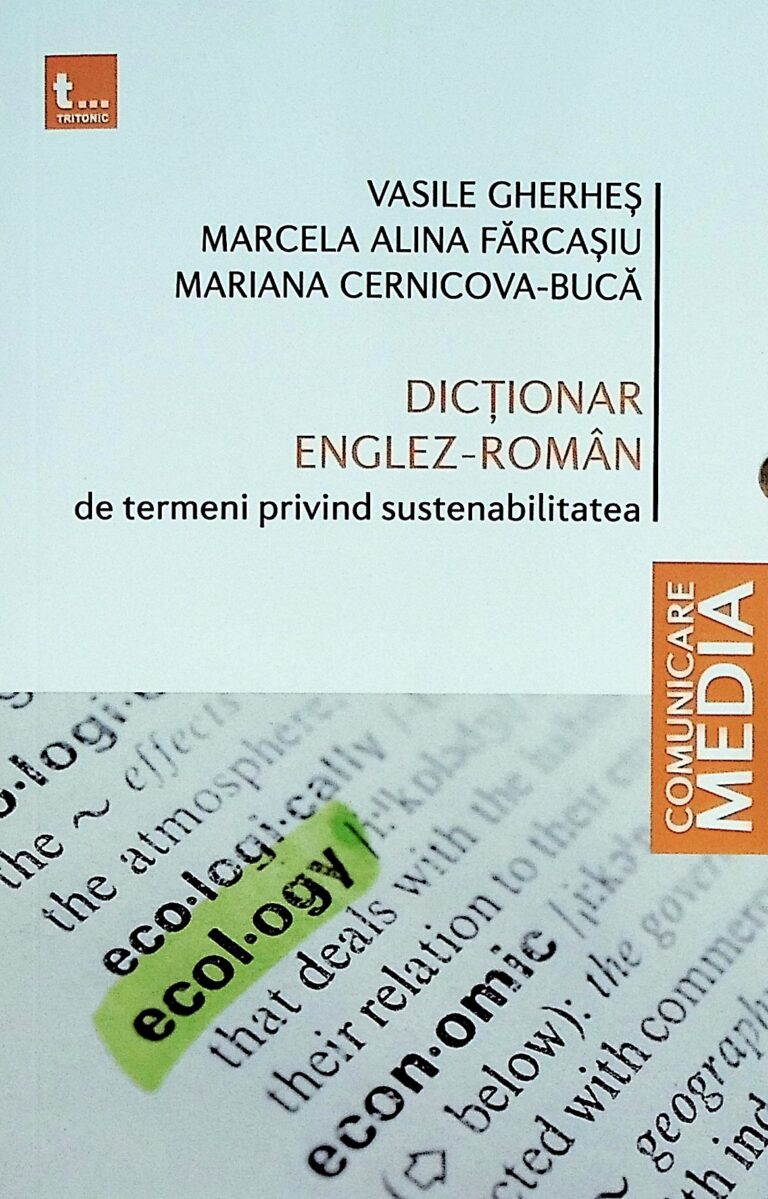 Dictionar englez-roman de termeni privind sustenabilitatea