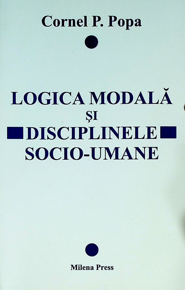Logica modala si disciplinile socio-umane