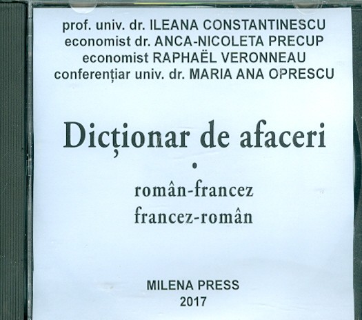 Dictionar de afaceri, roman-francez dublu, CD-Rom