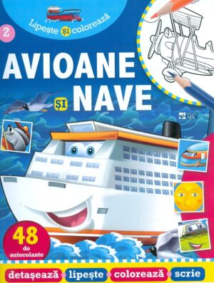 Avioane si nave - 48 de autocolante