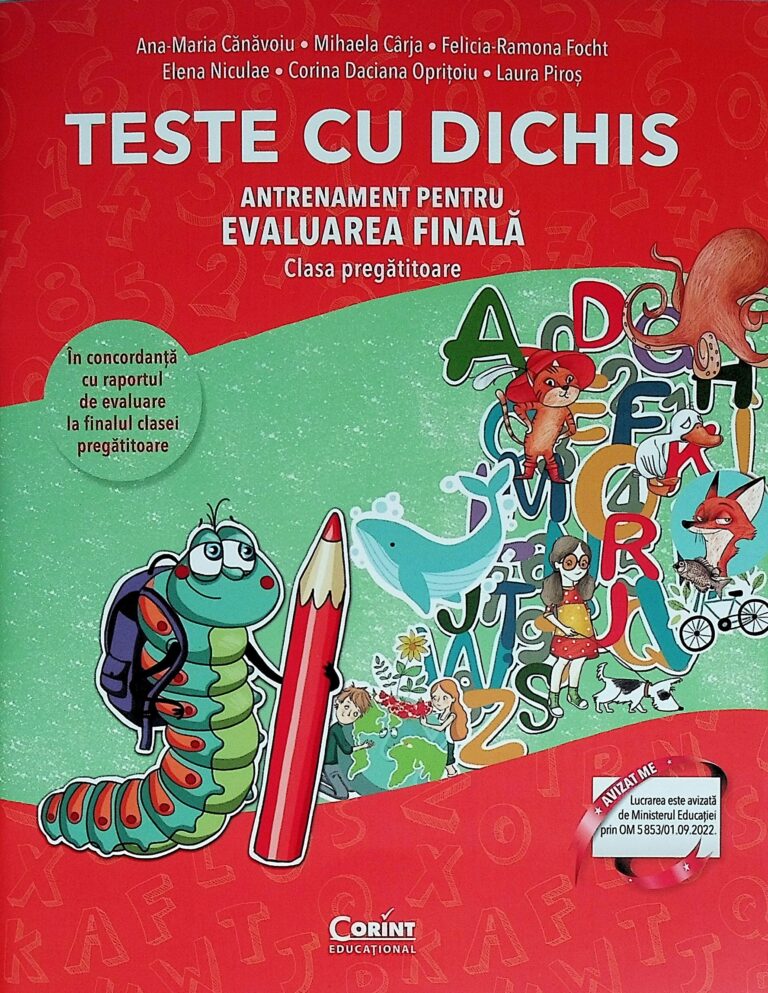 Teste cu dichis, clasa pregatitoare. Antrenament pentru Evaluarea Finala