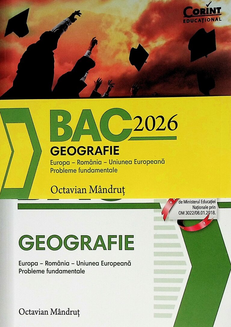 Geografie - Europa-Romania-Uniunea Europeana-Probleme fundamentale. Bac 2025