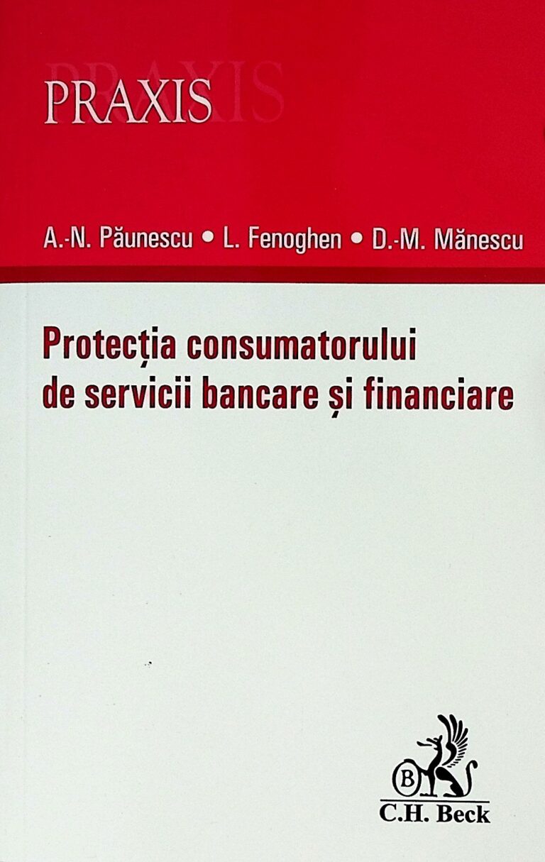 Protectia consumatorului de servicii bancare si financiare