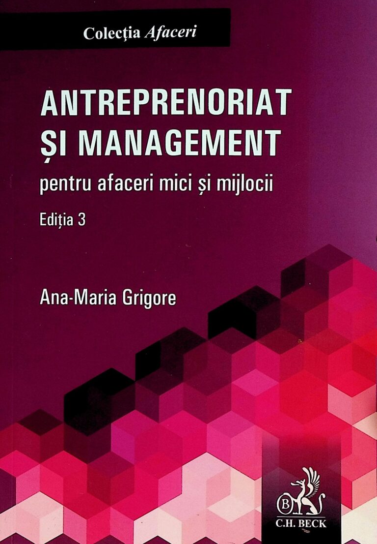 Antreprenoriat si management pentru afaceri mici si mijlocii