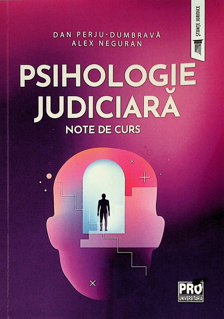 Psihologie judiciara. Note de curs