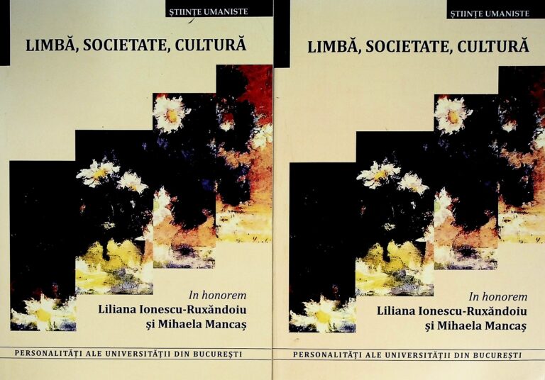 Limba, societate, cultura, vol. I-II - In Honorem