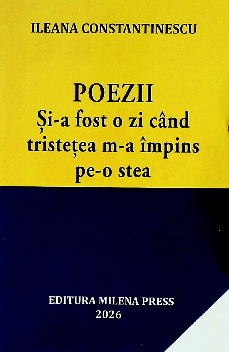 Poezii. Si-a fost o zi cand tristetea m-a impins pe-o stea