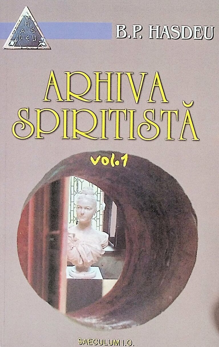 Arhiva spiritista, vol. I