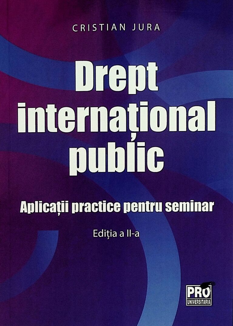Drept international public. Aplicatii practice pentru seminar
