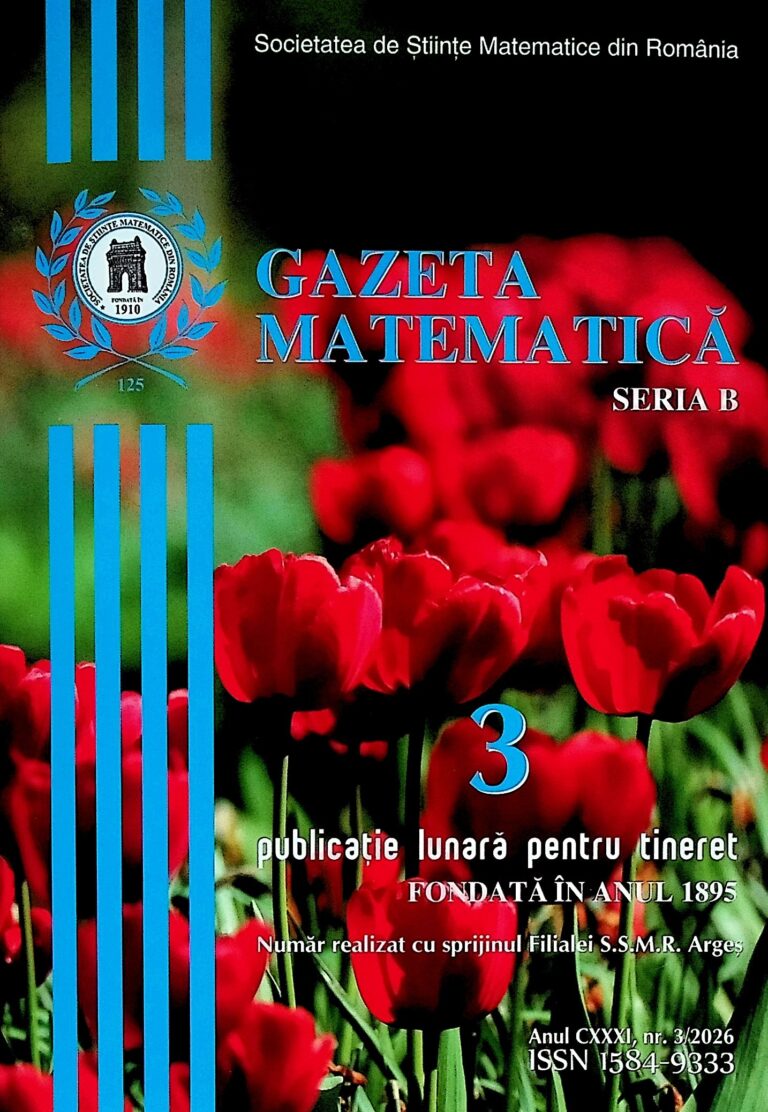Gazeta matematica nr.3/2026