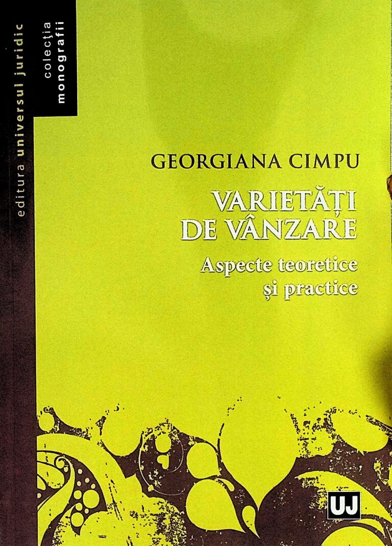 Varietati de vanzare. Aspecte teoretice si practice