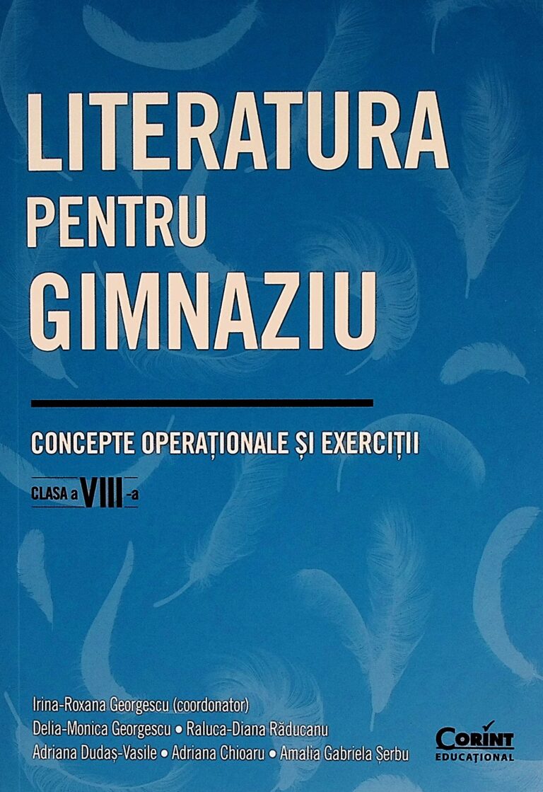 Literatura pentru gimnaziu, clasa a VIII-a - Concepte operationale si exercitii