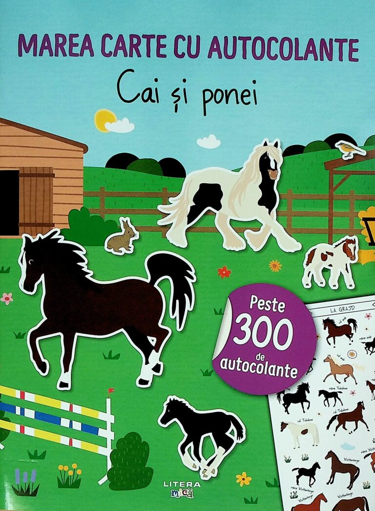 Cai si ponei. Marea carte cu autocolante