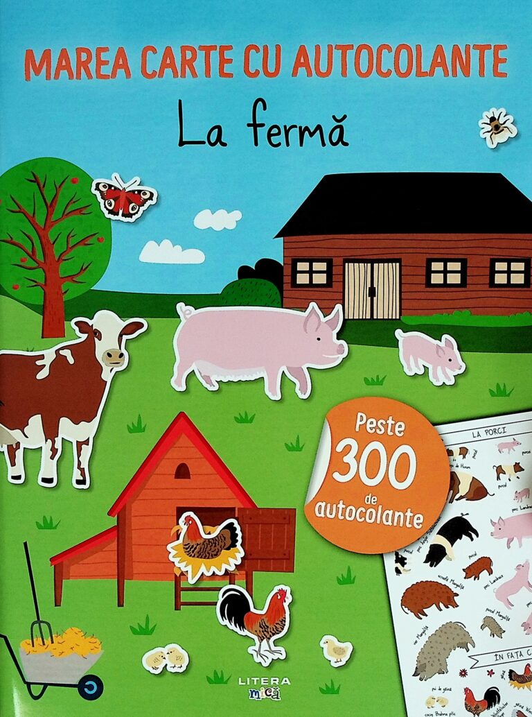 La ferma. Marea carte cu autocolante