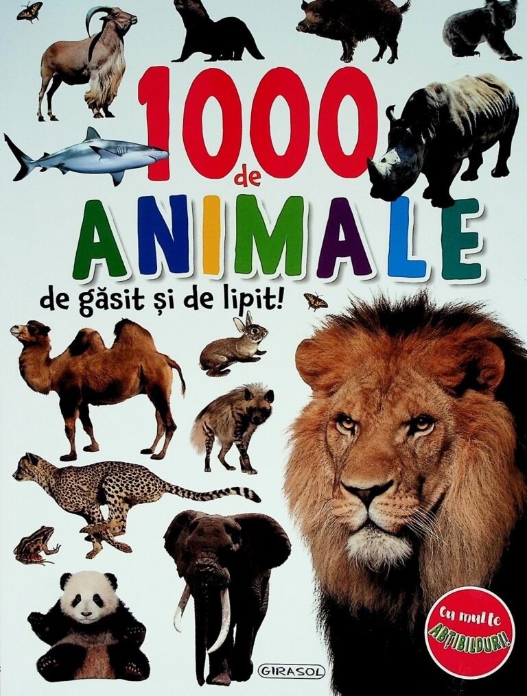 1000 de animale de gasit si de lipit!