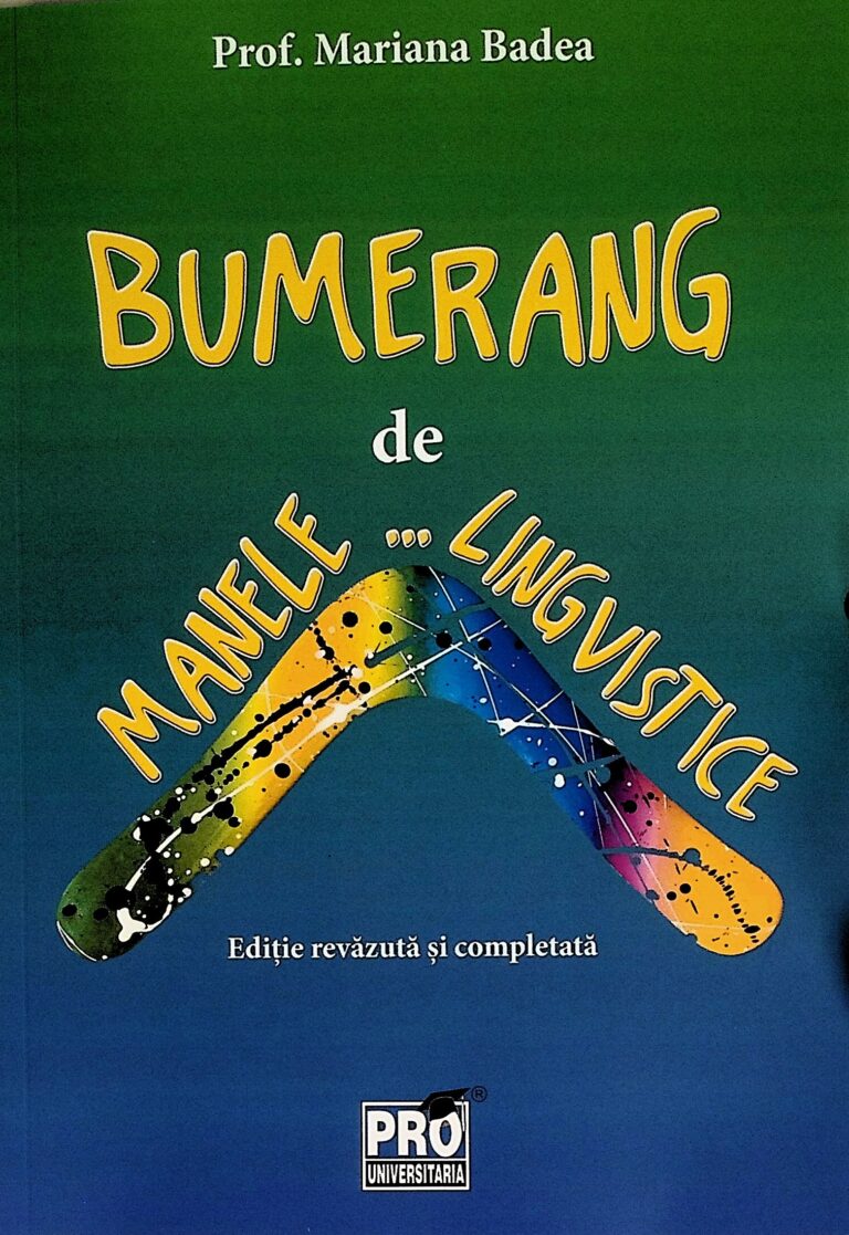 Bumerang de manele...lingvistice