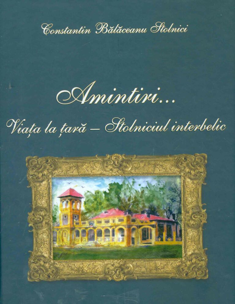 Amintiri... Viata la tara - Stolniciul interbelic